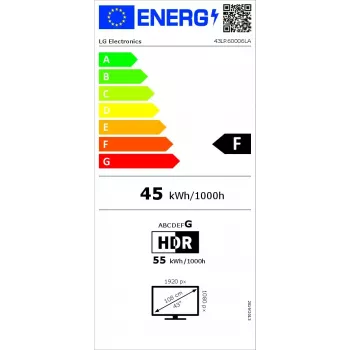 LG HD LR60 43LR60006LA TV 109.2 cm (43 Zoll) Full HD Smart TV Wi-Fi Schwarz