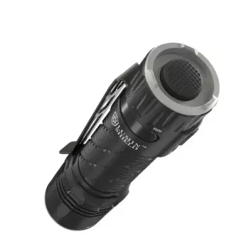 Handtaschenlampe Nitecore EDC35, 40 LEDs, 6000 mAh, IP68, Aluminium/Edelstahl, 171 g, schwarz