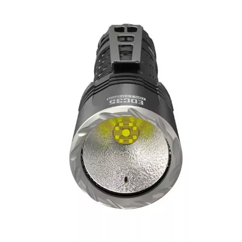 Handtaschenlampe Nitecore EDC35, 40 LEDs, 6000 mAh, IP68, Aluminium/Edelstahl, 171 g, schwarz