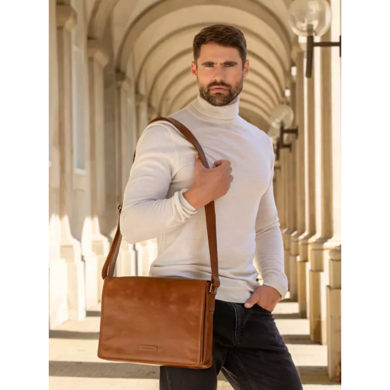 dbramante1928 Marselisborg - 14 Zoll - Golden tan N.E., Messenger-Tasche, 35,6 cm (14 Zoll), Schultergurt, 1,24 kg