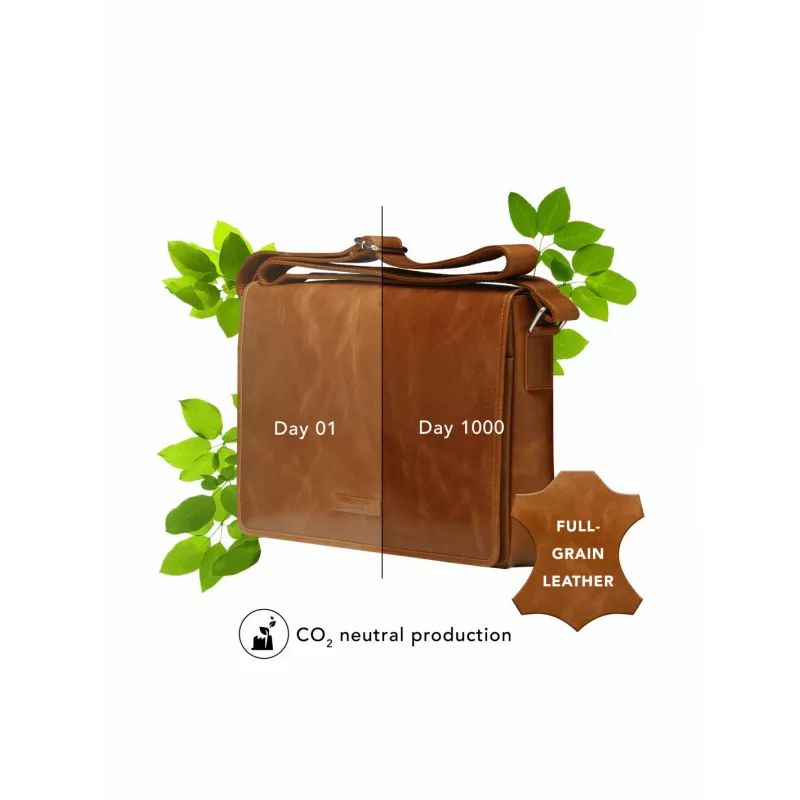dbramante1928 Marselisborg - 14 Zoll - Golden tan N.E., Messenger-Tasche, 35,6 cm (14 Zoll), Schultergurt, 1,24 kg
