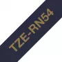 Brother TZE-RN54 Beschriftungsband Gold auf marineblau