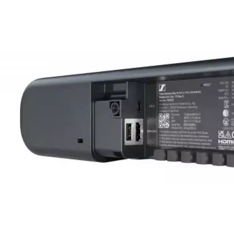 Mikrofon Sennheiser TEAMCONNECT BAR S VIDEO BAR — integrierte Lautsprecher, Geräuschunterdrückung, USB/Plug-and-Play