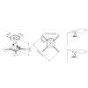 Deckenhalterung Multibrackets M Universal Projector 200 mit Feineinstellung
