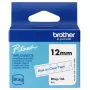 Brother BTAG-133 Beschriftungsband Blau auf Transparent