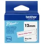 Etikettenband Brother BTAG-232 Rot auf Weiß 1,2 cm 4 m