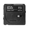 Etikettierband Brother BTAG-335 Weiß auf Schwarz 1,2 cm 4 m