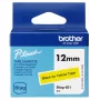 Beschriftungsband Brother BTAG-631 Schwarz auf Gelb 1,2 cm 4 m