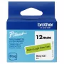 Brother BTAG-G31 Beschriftungsband Schwarz auf Grün 1,2 cm 4 m