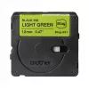 Brother BTAG-G31 Beschriftungsband Schwarz auf Grün 1,2 cm 4 m