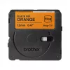 Beschriftungsband Brother BTAG-T31 Schwarz auf Orange 1,2 cm 4 m