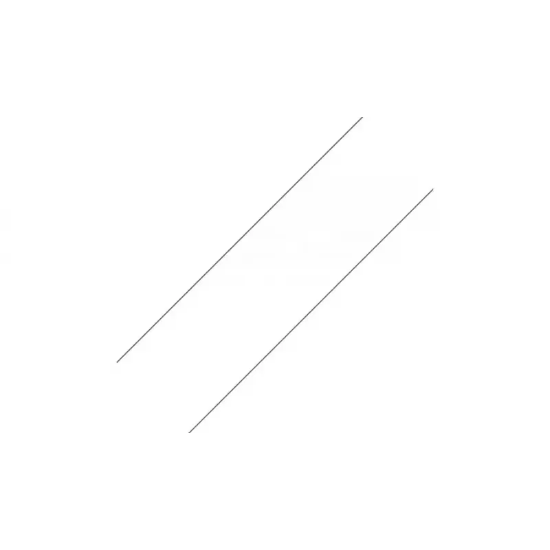 Beschriftungsband Brother TZe145 18 mm Weiß auf Transparent