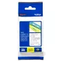 Beschriftungsband Brother TZe145 18 mm Weiß auf Transparent