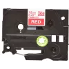 Brother TZE-435 Beschriftungsband Weiß auf Rot