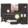 Labelband Brother TZe TZEB31 12mm Schwarz auf fluoreszierendem Orange