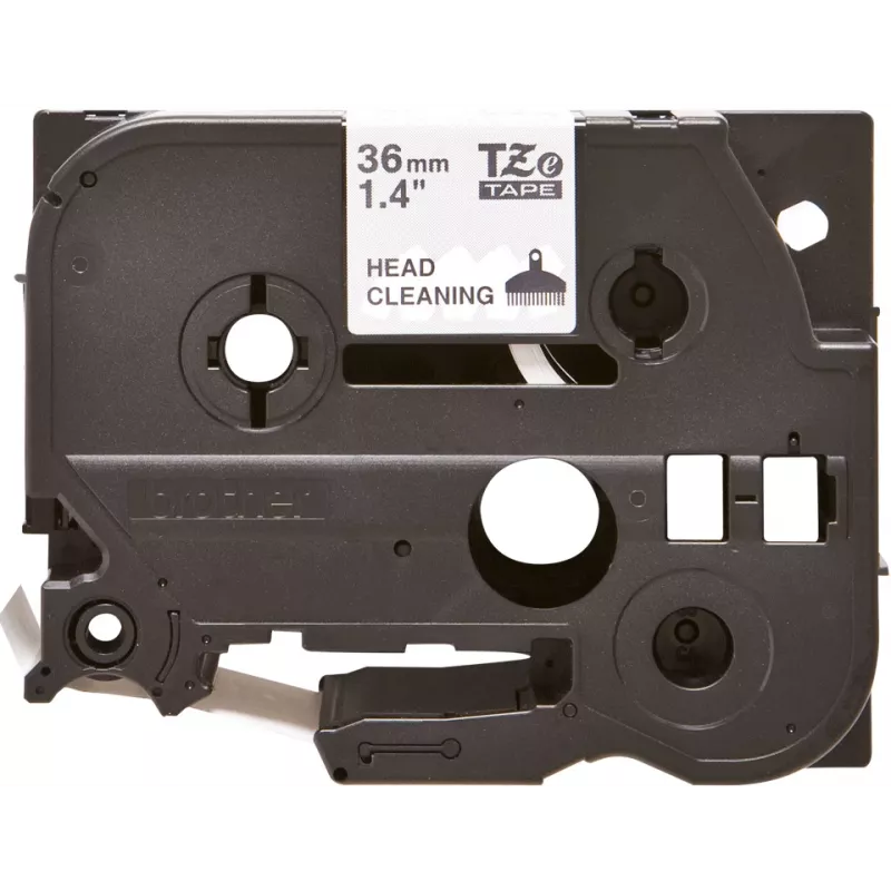 Brother Reinigungskassette, Druckkopf-Reinigungskassette, Brother, Thermotransfer, Schwarz, 3,6 cm, Brother PT-3600, PT-530, PT-9200DX, PT-9200PC, PT-940