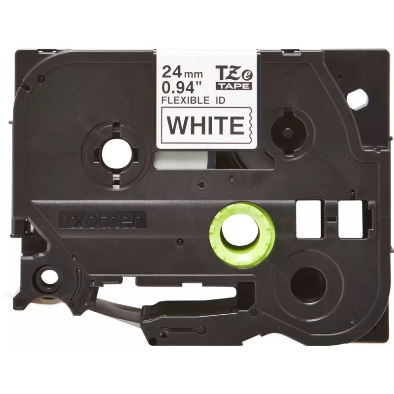 Laminierband Brother TZEFX251 Schwarz auf Weiß 2,4 cm