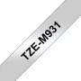 Brother TZE-M931 Beschriftungsband Schwarz auf Silber