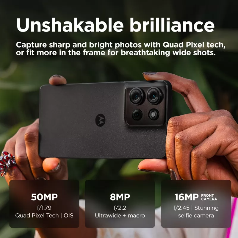 Motorola moto g75 5G 17,2 cm (6,78 Zoll) Hybrid Dual SIM Android 14 USB Typ-C 8 GB 128 GB 5000 mAh Grau