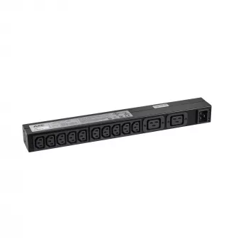 APC RACK PDU BASIC 1 U 16A 230V Stromverteilungseinheit (PDU) 12 AC-Ausgänge 0U/1U Schwarz
