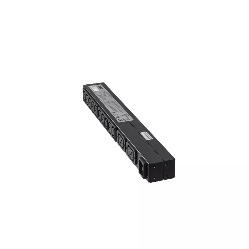 APC RACK PDU BASIC 1 U 16A 230V Stromverteilungseinheit (PDU) 12 AC-Ausgänge 0U/1U Schwarz