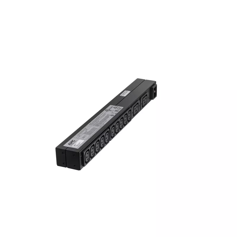 APC RACK PDU BASIC 1 U 16A 230V Stromverteilungseinheit (PDU) 12 AC-Ausgänge 0U/1U Schwarz
