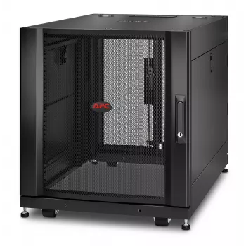 APC NetShelter SX, Server-Rack-Gehäuse, 12U, Schwarz, 658H x 600B x 900T mm