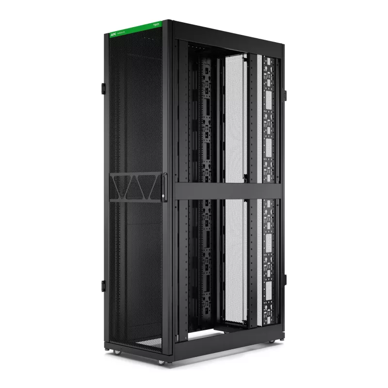 APC Netshelter SX Gen2 AR3100B2 – 42HE, 1991 h x 600 b x 1070 t mm, mit Seitenwänden, schwarz