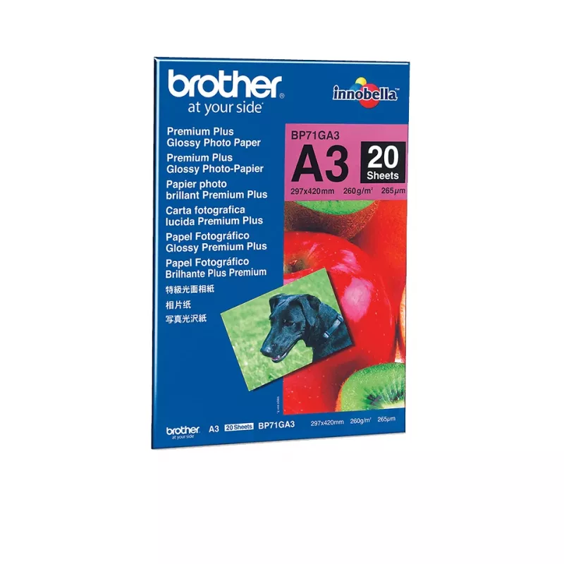 Glanzpapier Brother BP71GA3 A3 260 g/m²