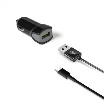 Celly CCUSBTYPEC mobiles Ladegerät Smartphone, Tablet Schwarz Zigarettenanzünder Auto