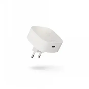 Kabelloser Ladeadapter Zens ZESC18W/00 Weiß, 18W Schnellladung, Qi-Empfänger-Pad