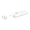 Multibrackets M Universal Kabel Cover Aluminium 33mm-B 1100-L Metallic