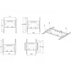 Halterung Multibrackets M VESA Super schlank Tilt & Turn