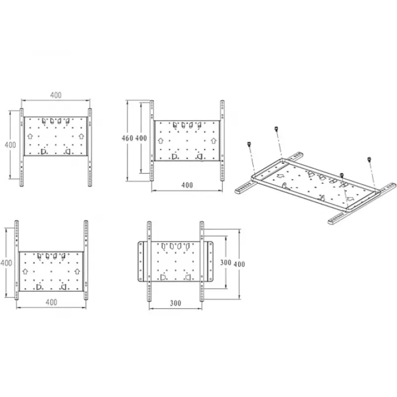 Halterung Multibrackets M VESA Super schlank Tilt & Turn