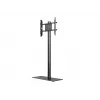 Displayständer Multibrackets M 180 Single Schwarz mit Bodenplatte