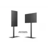 Displayständer Multibrackets M 180 Single Schwarz mit Bodenplatte
