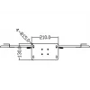 Displayständer Multibrackets M 180 Single Schwarz mit Bodenplatte