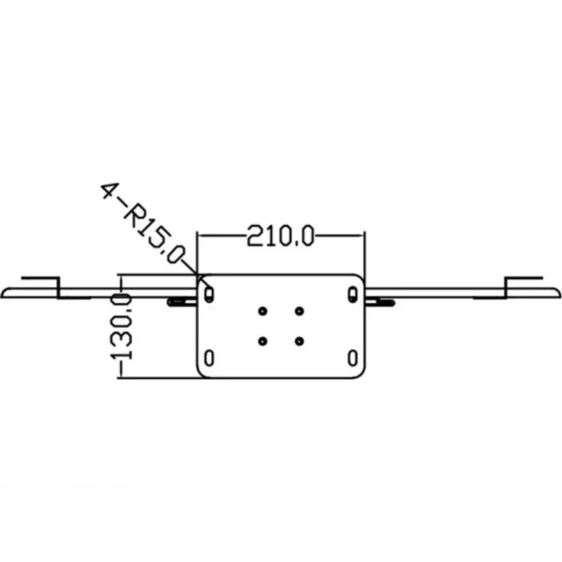 Displayständer Multibrackets M 180 Single Schwarz mit Bodenplatte