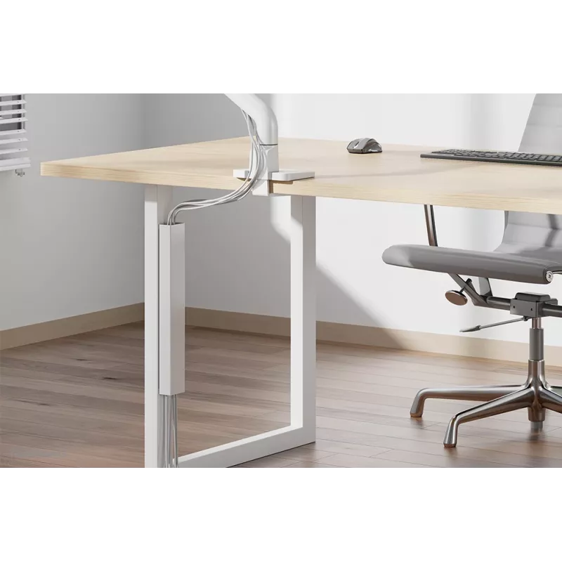 Kabelabdeckung Neomounts ADS06-123WH magnetisch weiß für Sitz-/Stehtischgestelle mehrere Kabel