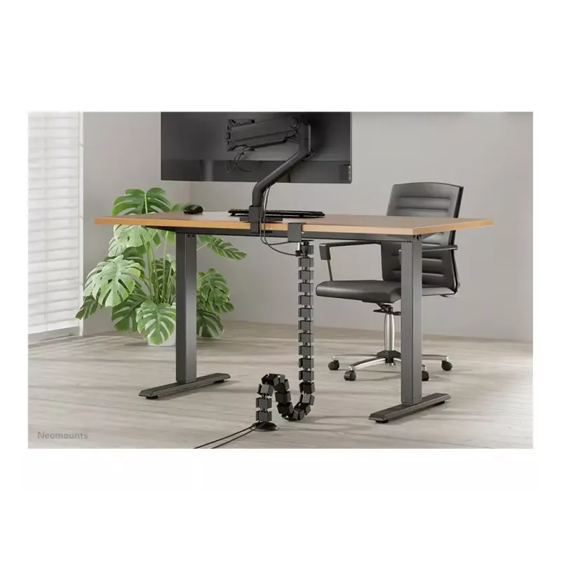 Kabelwirbel zum Anklemmen, Neomounts ADS06-131BL, universelles Kabelmanagement, schwarz