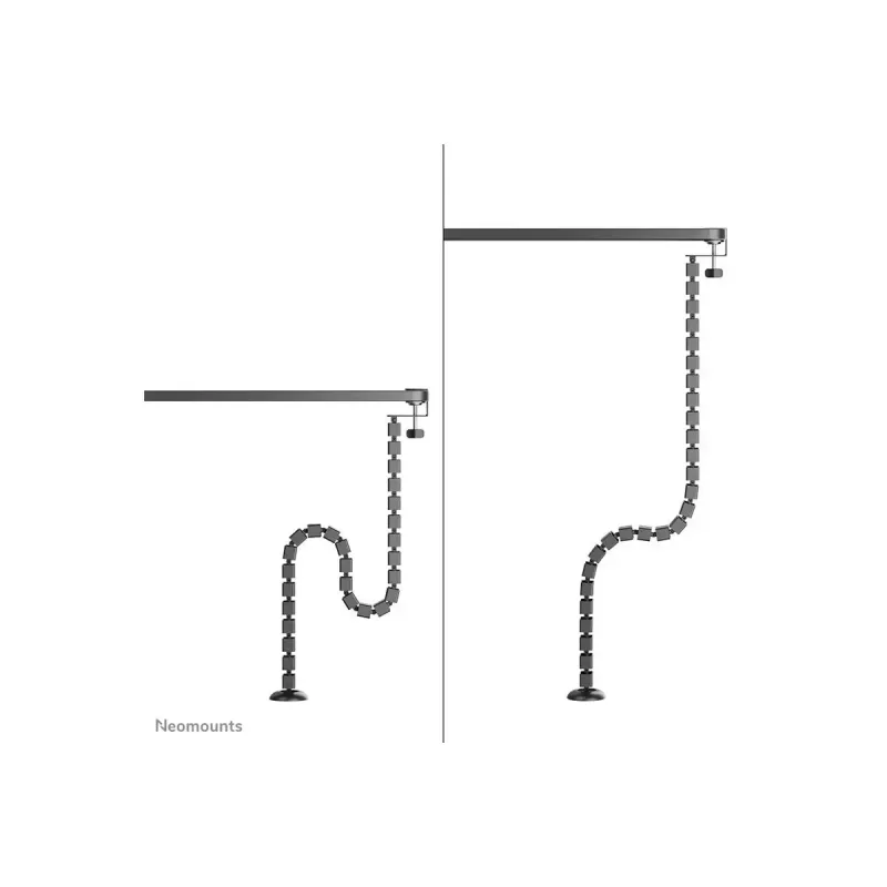 Kabelwirbel zum Anklemmen, Neomounts ADS06-131BL, universelles Kabelmanagement, schwarz