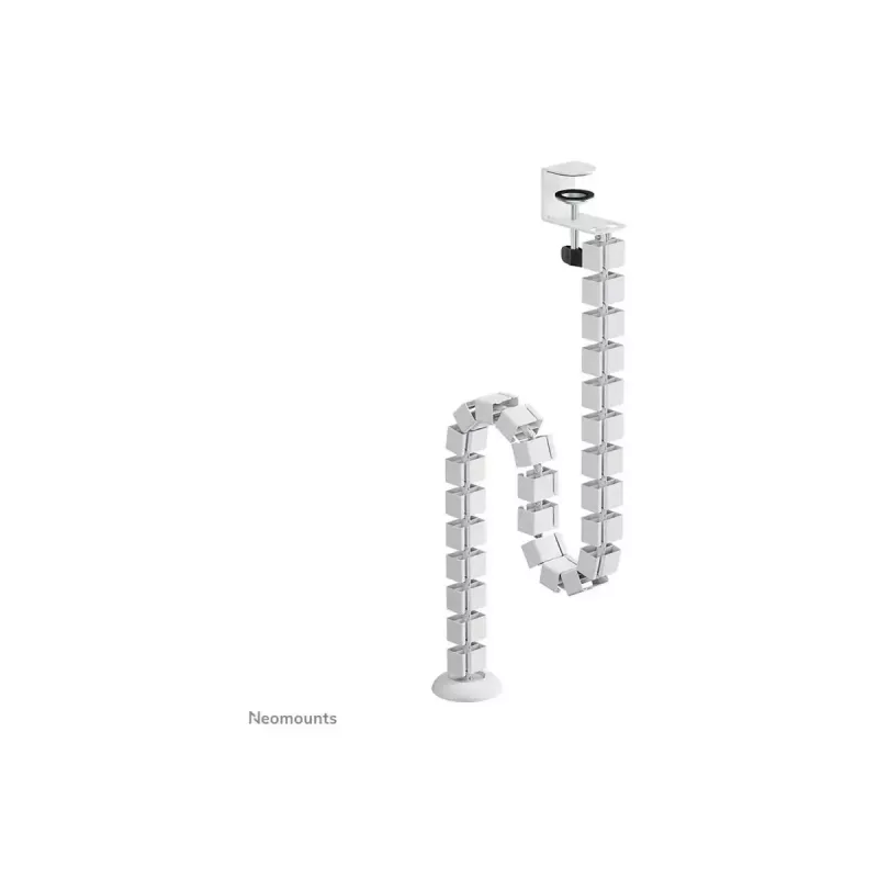 Kabelkanal mit Klemmbefestigung Neomounts ADS06-131WH, universeller weißer Kabel-Organizer