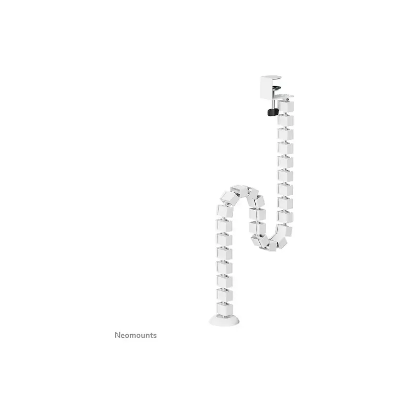 Kabelkanal mit Klemmbefestigung Neomounts ADS06-131WH, universeller weißer Kabel-Organizer