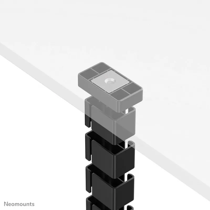 Kabel-Wirbelsäulen-Organizer Neomounts ADS06-132BL magnetbefestigt, schwarz, flexibel segmentiertes Kabelmanagement