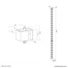 Kabelkanal-Organizer Neomounts ADS06-132WH magnetbefestigt weiß modularer Kabelmanagementsystem