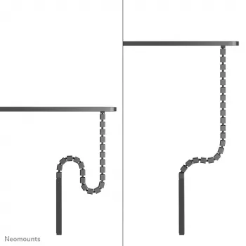 Kabelkanal Neomounts ADS06-133BL – schraubbefestigter magnetischer Kanal, schwarz