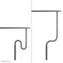 Kabelkanal Neomounts ADS06-133BL – schraubbefestigter magnetischer Kanal, schwarz