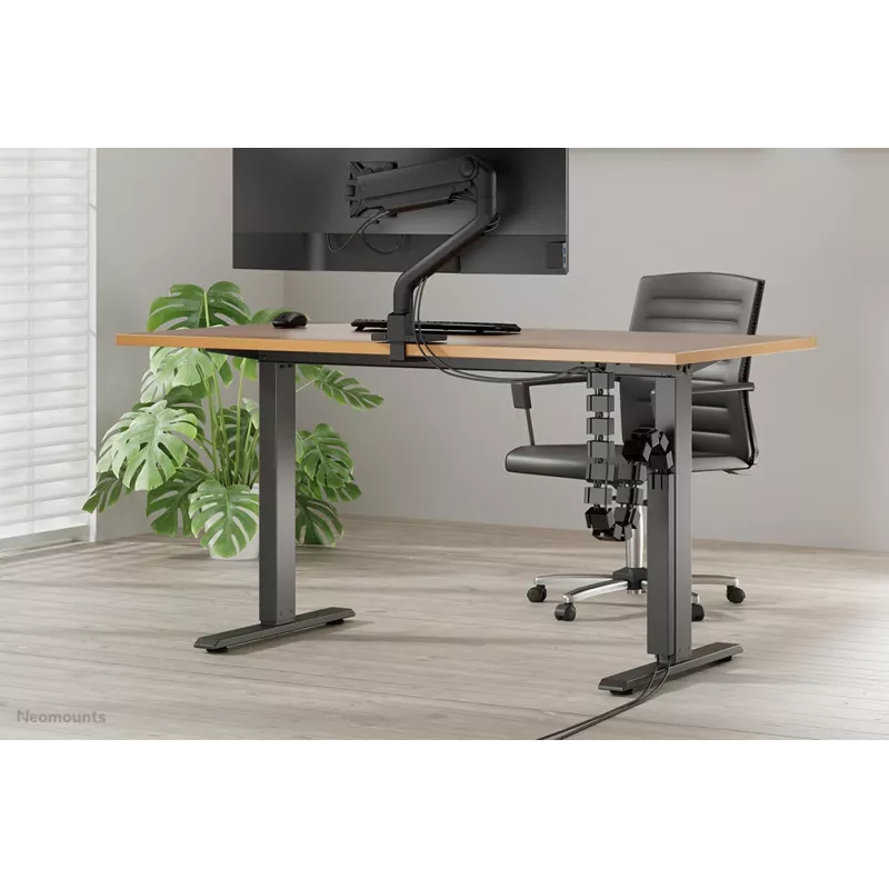 Kabelkanal Neomounts ADS06-133BL – schraubbefestigter magnetischer Kanal, schwarz