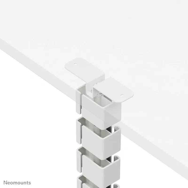 Kabelabdeckung Neomounts ADS06-133WH magnetisch weiß, geschraubt für Sitz-/Stehtischgestelle