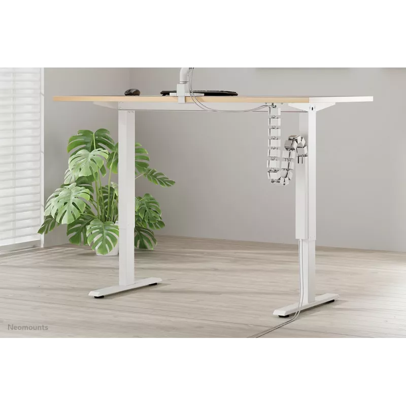 Kabelabdeckung Neomounts ADS06-133WH magnetisch weiß, geschraubt für Sitz-/Stehtischgestelle